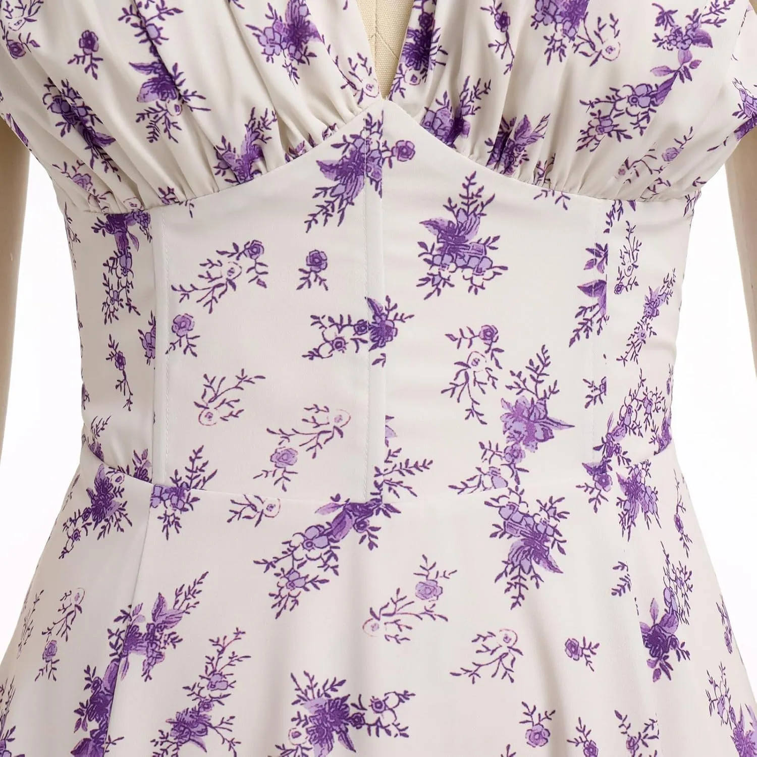 Women Floral Corset Dress Sleeveless Square Neck Spaghetti Straps Dress Boho Holiday Flowy Midi Bustier Sundress
