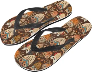 Women Skull Flip Flop Sandal, Animal Floral Classic Men's Thong Sandals Bathroom Soft Comfort Fit Unisex