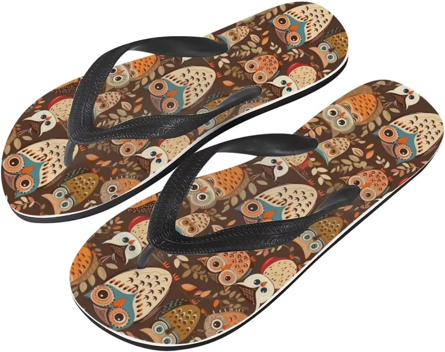 Women Skull Flip Flop Sandal, Animal Floral Classic Men's Thong Sandals Bathroom Soft Comfort Fit Unisex