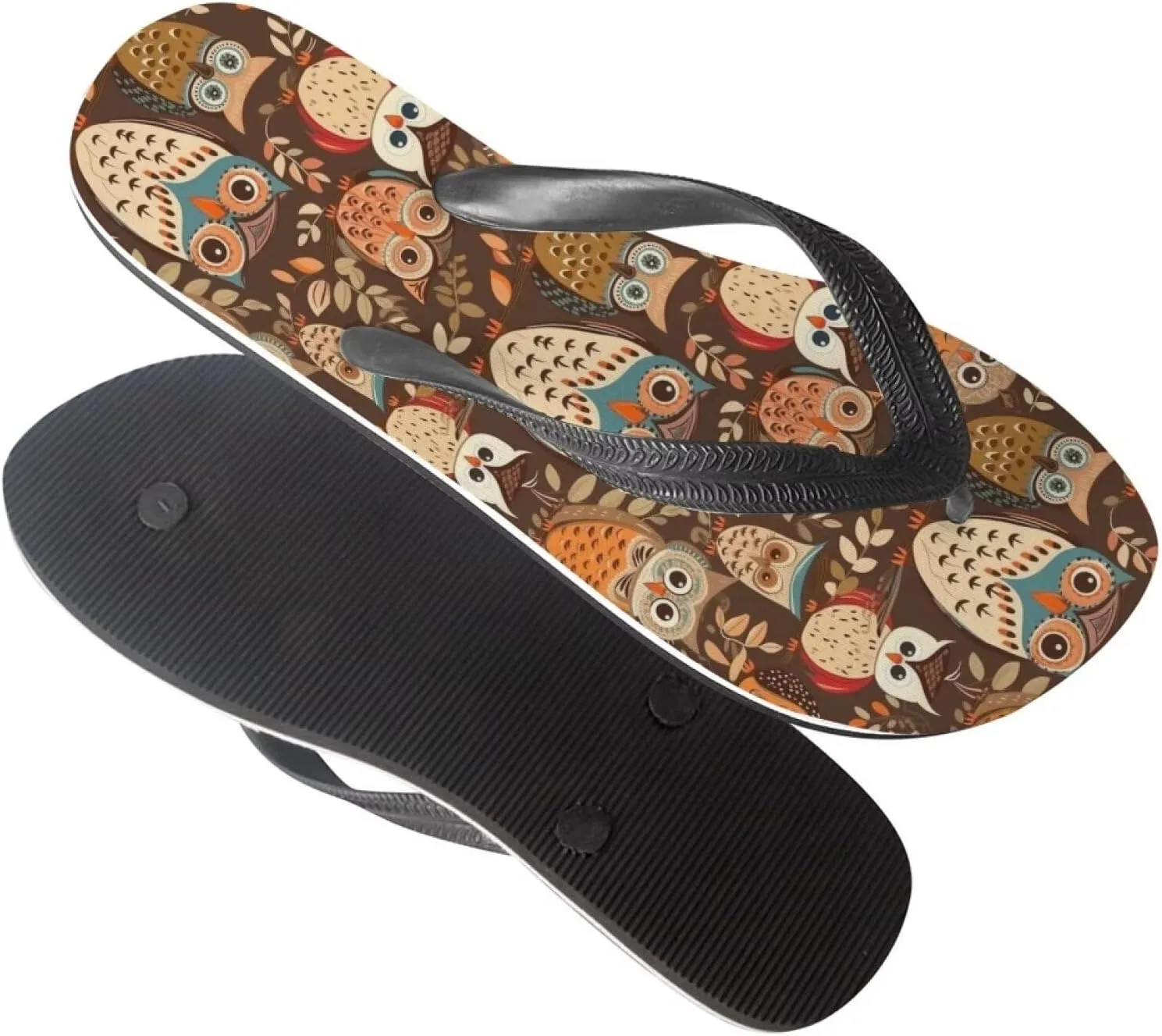 Women Skull Flip Flop Sandal, Animal Floral Classic Men's Thong Sandals Bathroom Soft Comfort Fit Unisex
