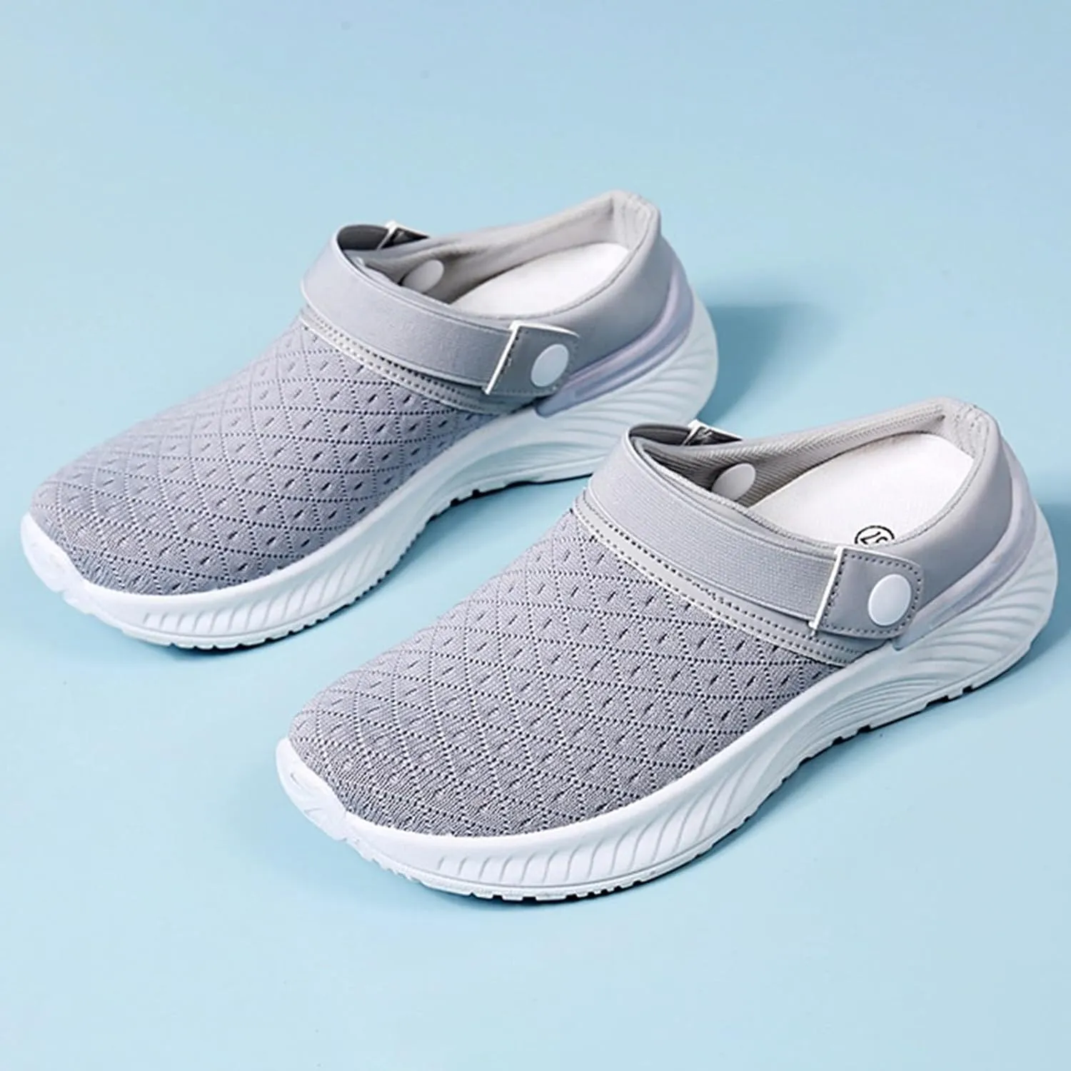 Women's Backless Slip on Mesh Sneakers Shoes Slip On Shoes Women Wide Width Women's Shoes Casual Fashion Sneakers 2025 Slip On Tennis Shoe Loafers Dress Shoe