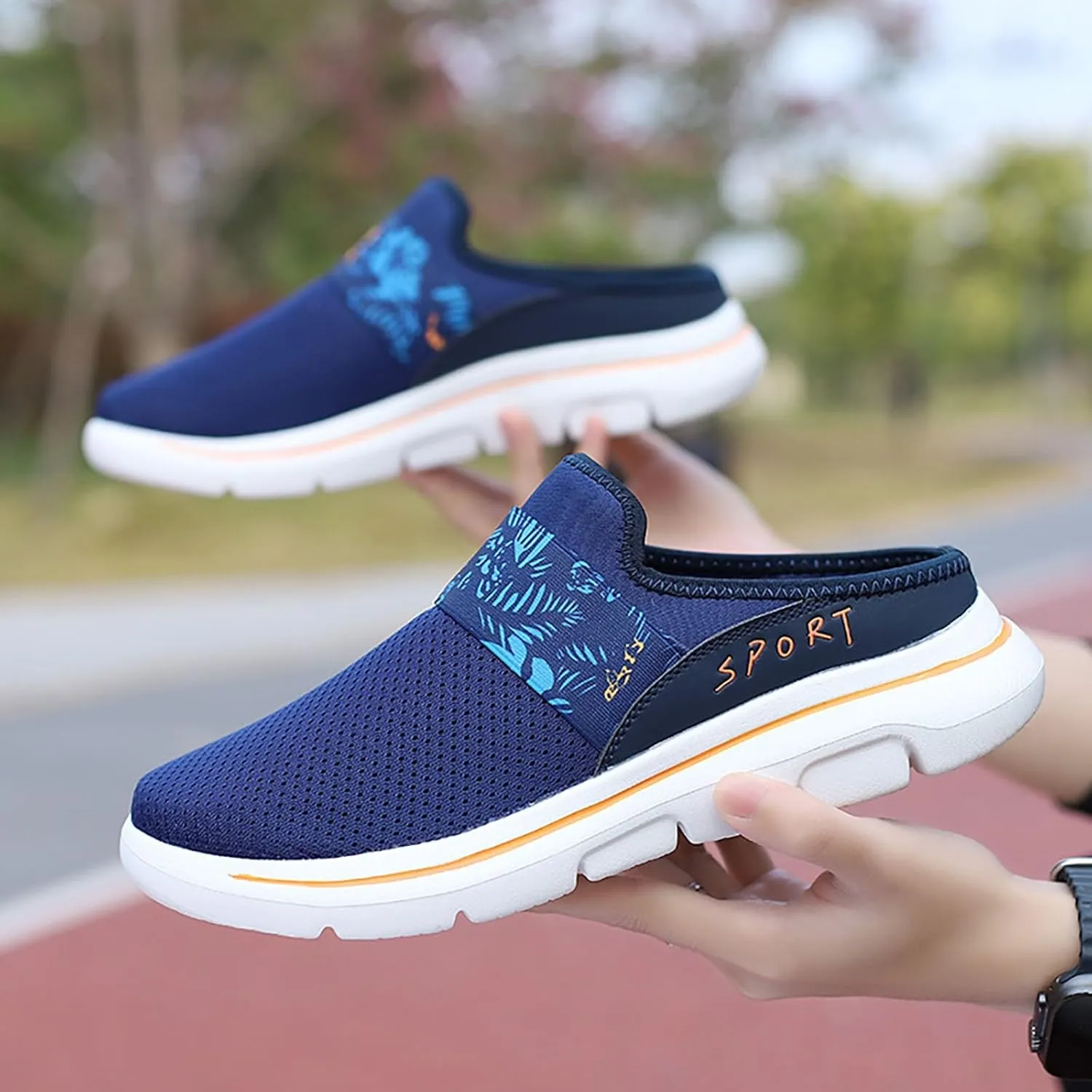Women's Backless Walking Sneakers Summer Slip-on Walking Shoes Women Winter Men Casual Dress Shoes Dress Sneakers Slip On Tennis Shoe Trainers Shoe