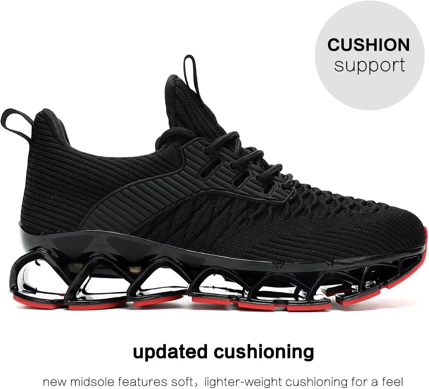 Women's Blade Running Shoes Ladies Fashion Sneakers Slip on Shoes Tennis Walking Athletic Shoes
