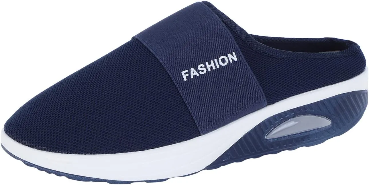 Womens Breathable Mesh Walking Mules Sneakers Mens Tennis Shoes Walking Casual Shoes Trendy Dress Sneakers Black Tennis Shoe Cross Trainer Shoe