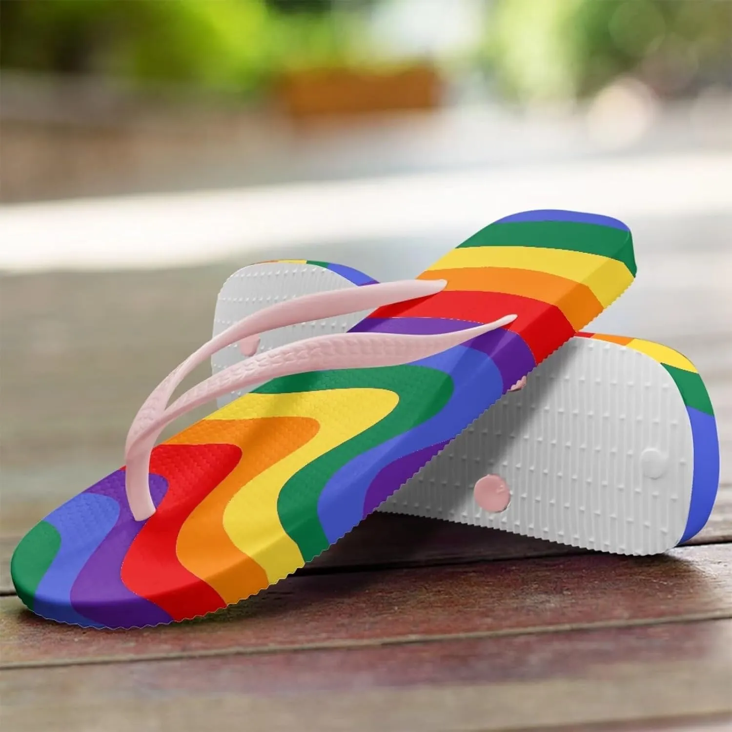 Women's Casual Flip Flops Comfortable Lightweight Walking Thong Sandals Non-Slip Summer Beach Slippers SizeUS 5.5-9.5