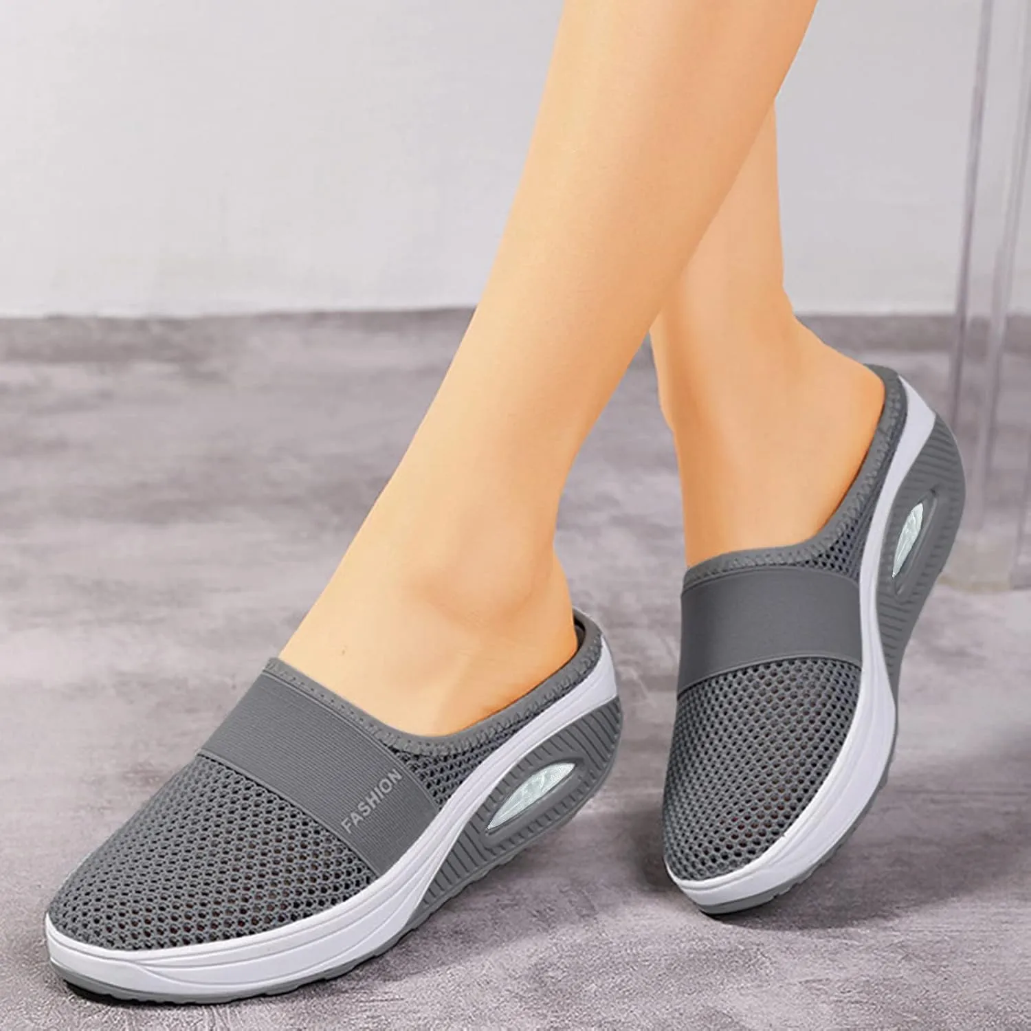 Women's Casual Slip on Half Shoes Breathable Running Shoes for Men Boots Women Casual Shoes Men Shoes Sneakers Black Tennis Shoe Trainers Shoe