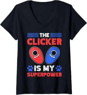 Womens Dog Trainer Items Dog Trainer Car Accessories Dog Trainers V-Neck T-Shirt