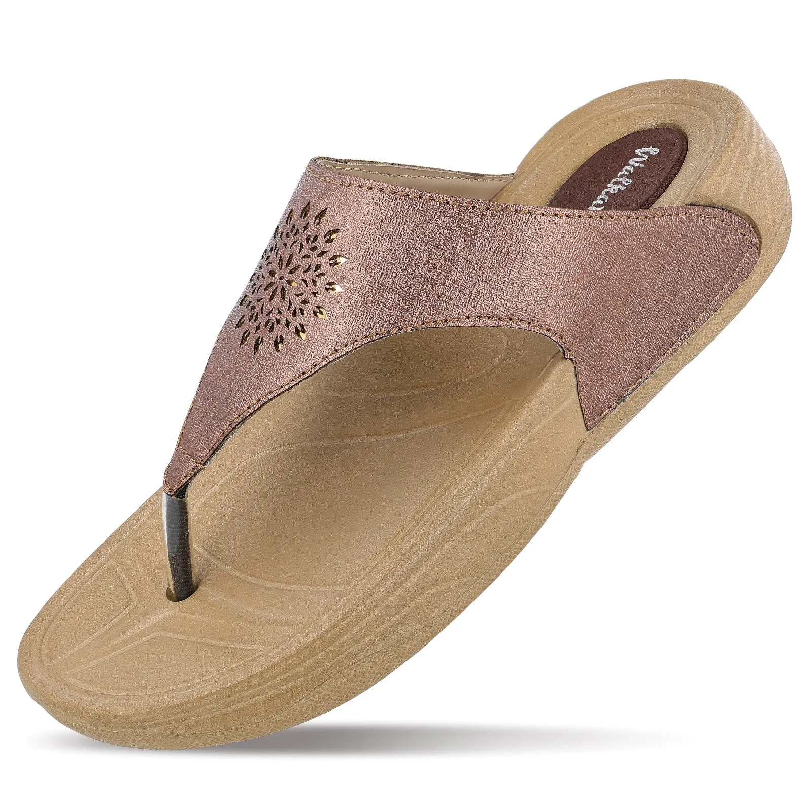Women's Flip-Flop - WC4991 Brown Tan
