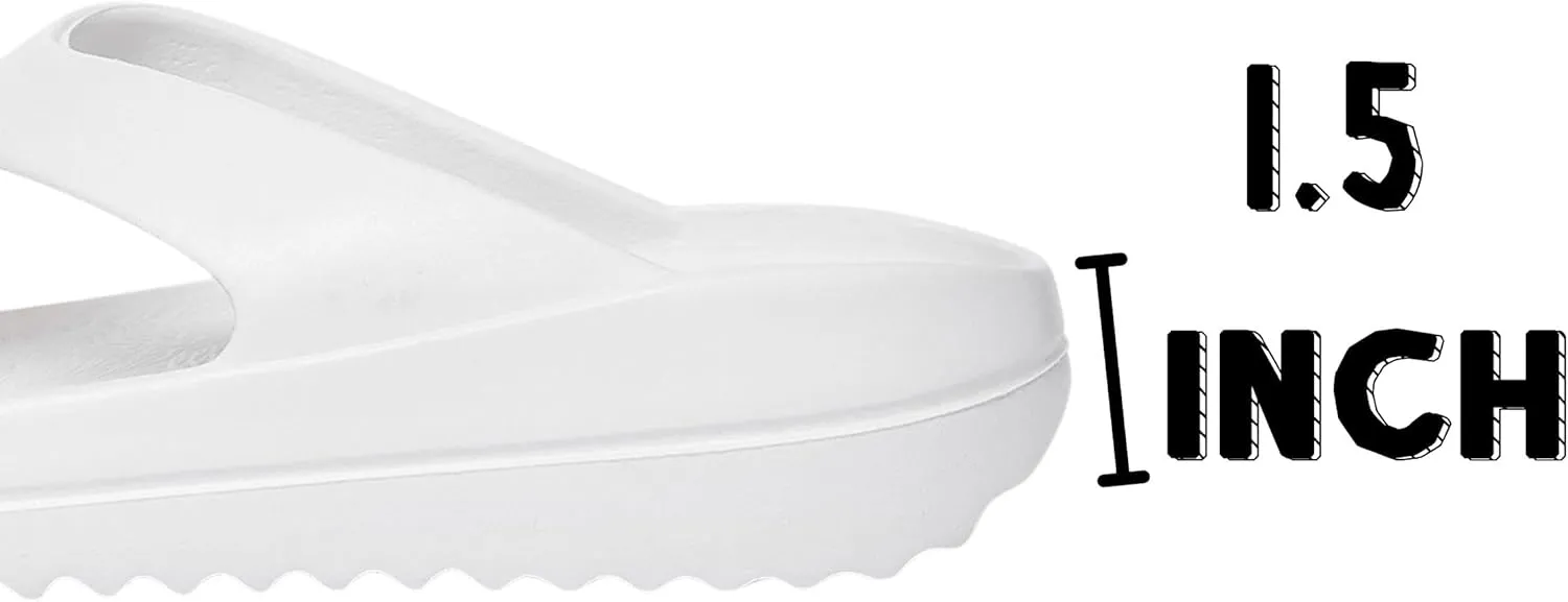 Women's Flip Flops EVA Walking Sandals for Women with Arch Support Summer Comfortable Slip On Flip Flops Slippers for Womans