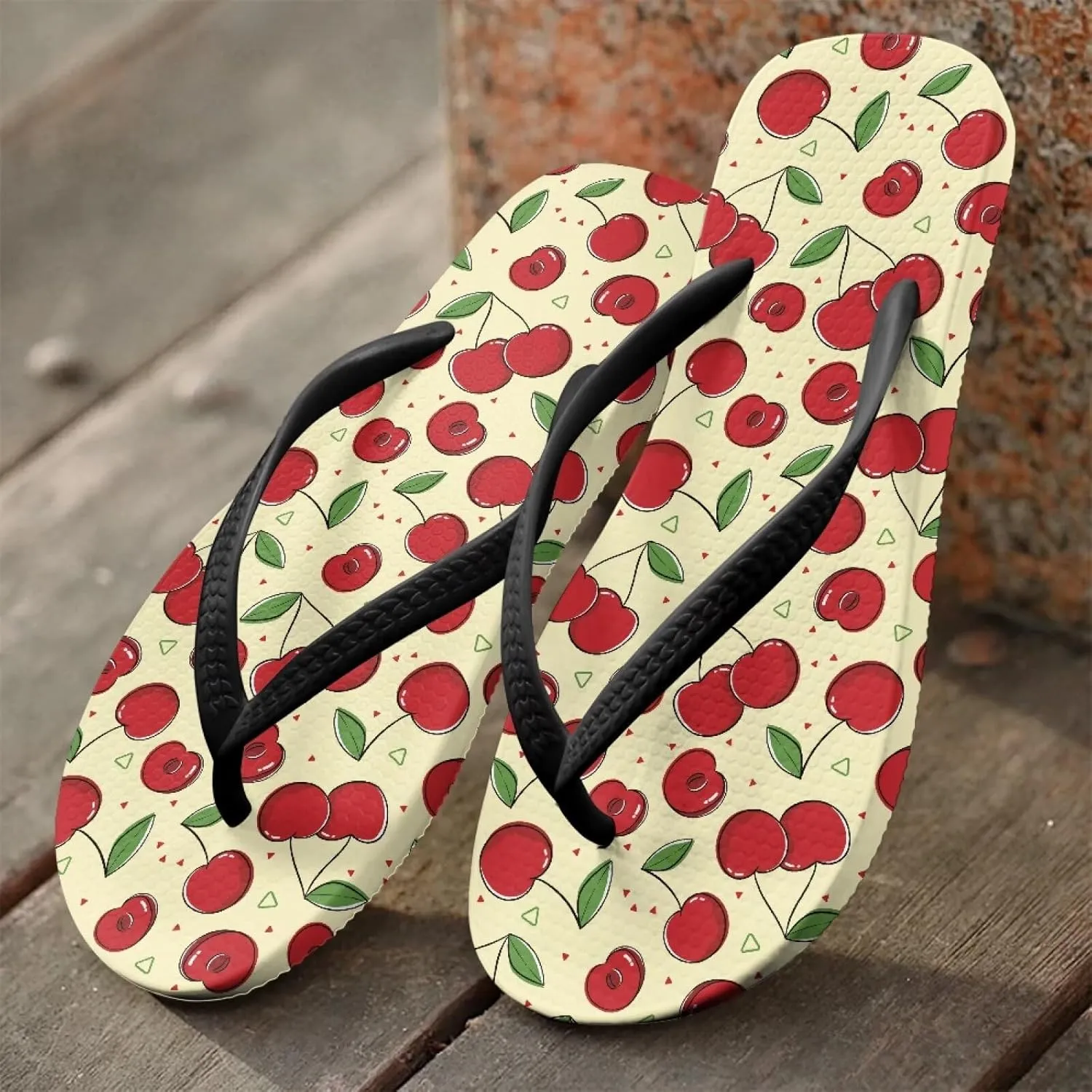 Womens Flip Flops Pillow Soft Shower Shoes with Orthotic Rubber Soles Summer Beach Shoes Cushion Footbed Footwear
