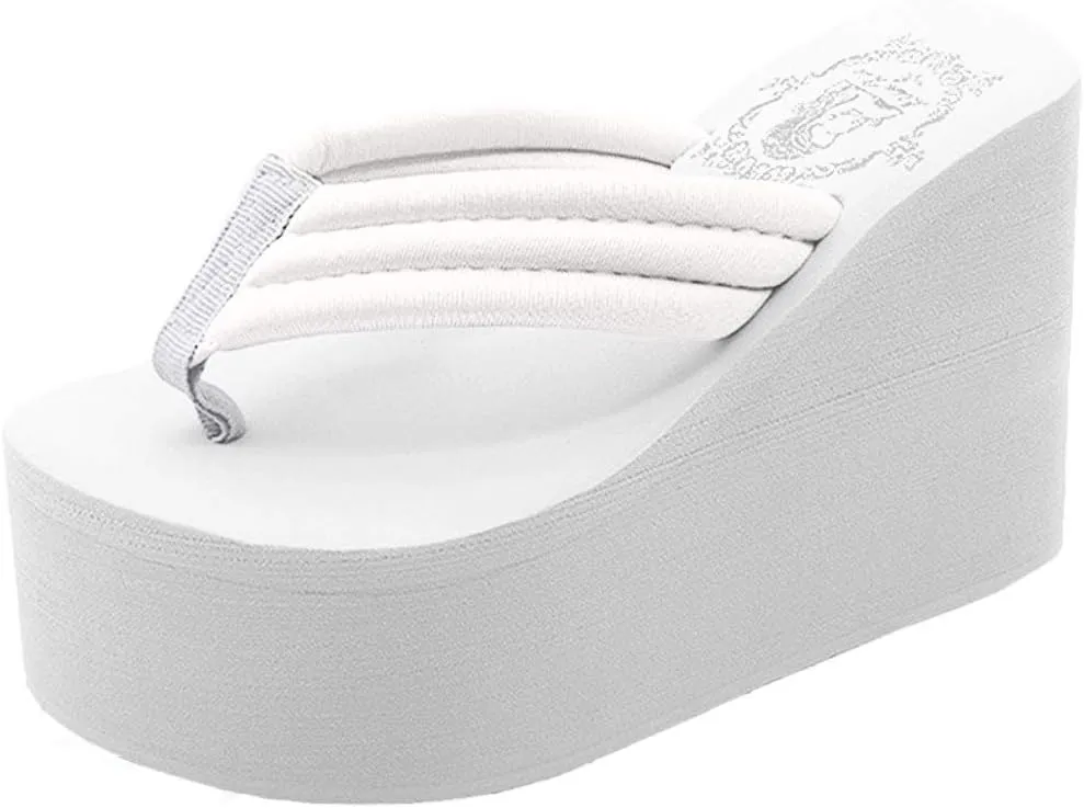 Women's Flip Flops Wedge Sandals Platform Thongs