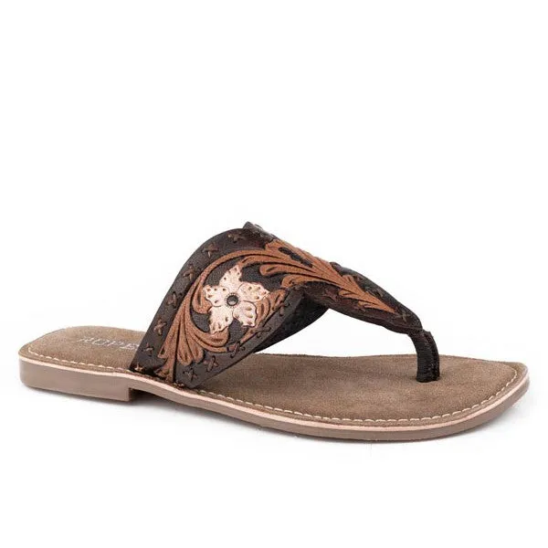 WOMEN'S FLORAL JULIET SANDAL - ROPER