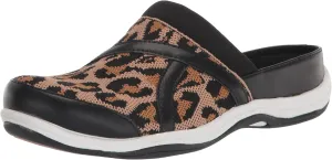 Women's Getup Sport Mule, Black Leopard, 5.5