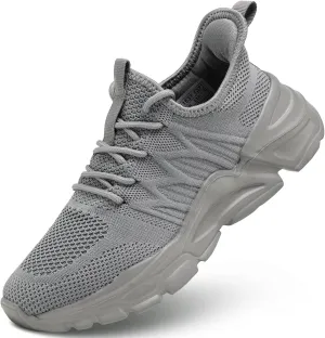 Womens Ladies Walking Tennis Shoes Slip on Lightweight Casual Running Sneakers Soft Sole Comfortable Trainers