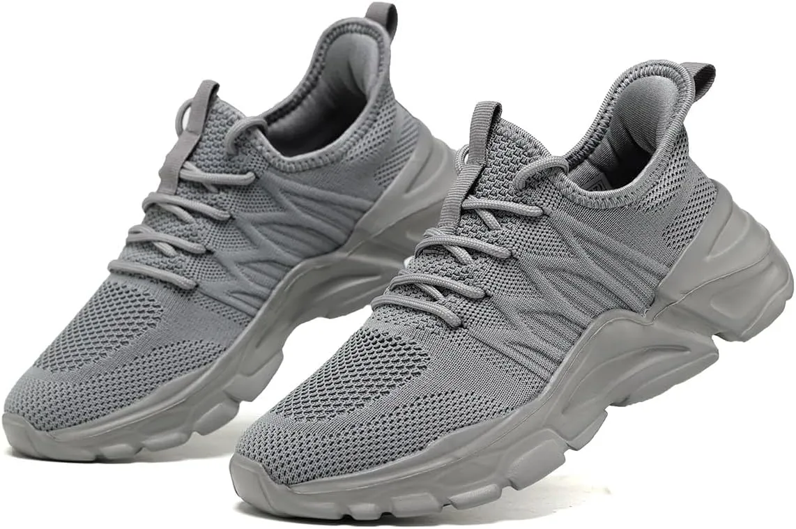 Womens Ladies Walking Tennis Shoes Slip on Lightweight Casual Running Sneakers Soft Sole Comfortable Trainers