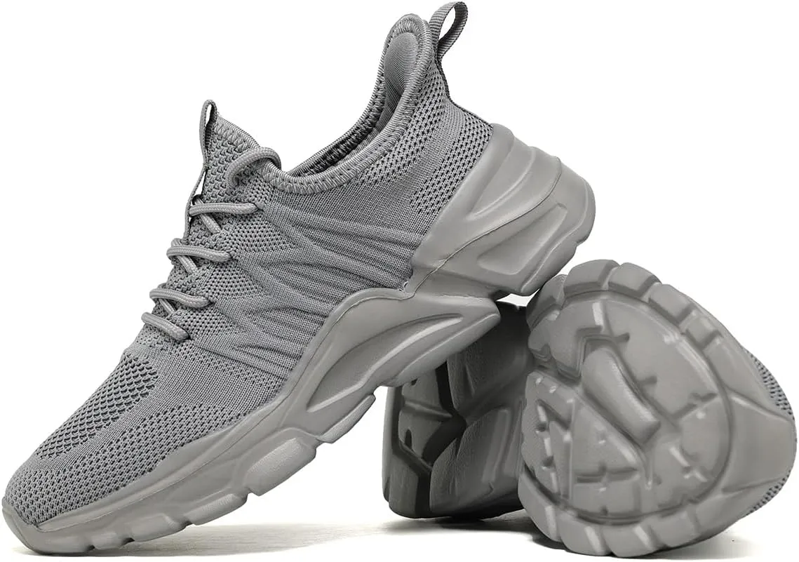 Womens Ladies Walking Tennis Shoes Slip on Lightweight Casual Running Sneakers Soft Sole Comfortable Trainers