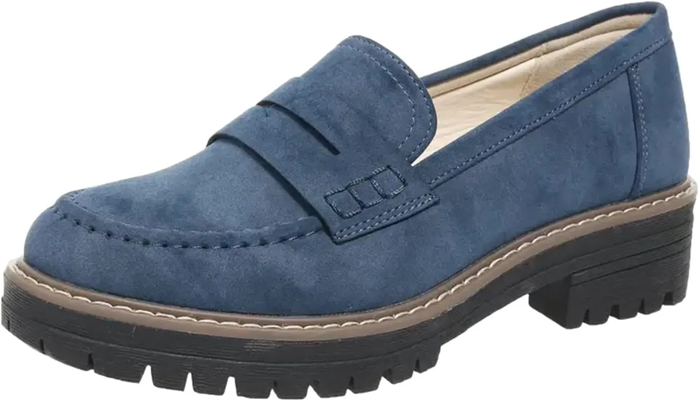 Womens Loafers Shoes Platform Chunky Penny Loafer Comfort Driving Moccasins Casual Slip-Ons Loafer Flats Fashion Business Work Shopping Travel Shoes