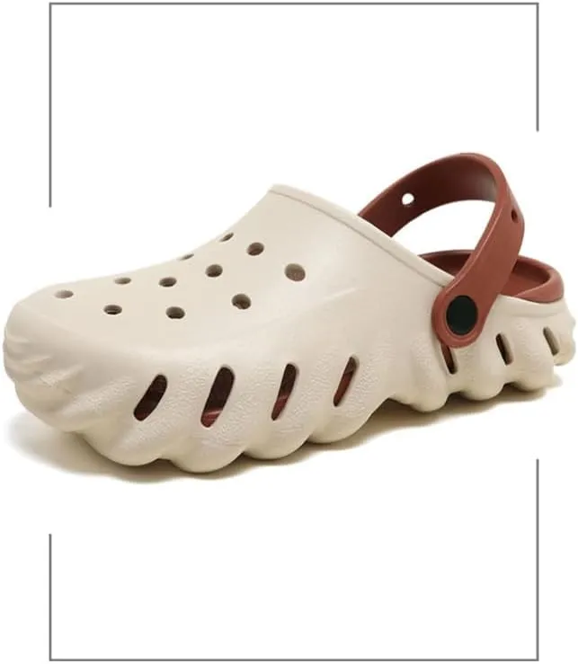Women's Men's Garden Sandals Outdoor Beach Shoes Casual Slippers Outdoor Trendy Men's Beach Shoes Lightweight Comfortable Breathable Waterproof