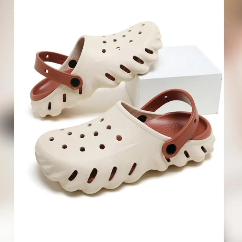 Women's Men's Garden Sandals Outdoor Beach Shoes Casual Slippers Outdoor Trendy Men's Beach Shoes Lightweight Comfortable Breathable Waterproof