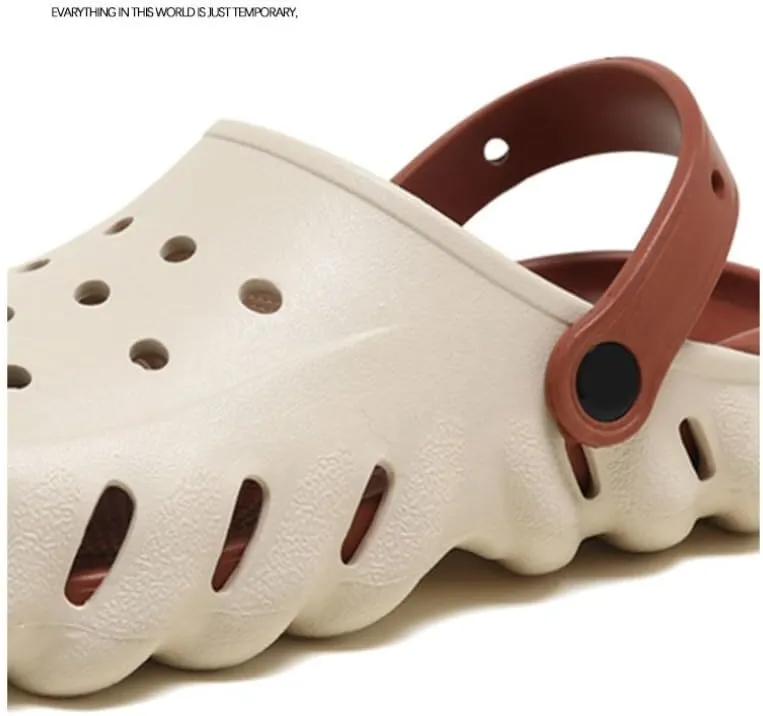 Women's Men's Garden Sandals Outdoor Beach Shoes Casual Slippers Outdoor Trendy Men's Beach Shoes Lightweight Comfortable Breathable Waterproof