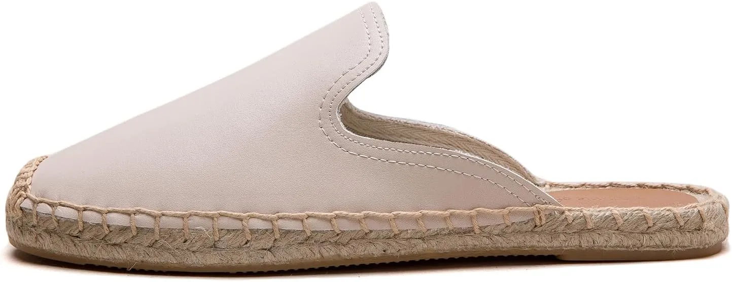 Women's Mule Espadrilles Shoes - Fashion Espadrilles for Women Comfort Breathable Espadrille Flats Suitable for Both Outdoor and Indoor