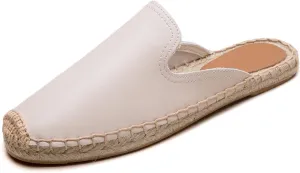Women's Mule Espadrilles Shoes - Fashion Espadrilles for Women Comfort Breathable Espadrille Flats Suitable for Both Outdoor and Indoor