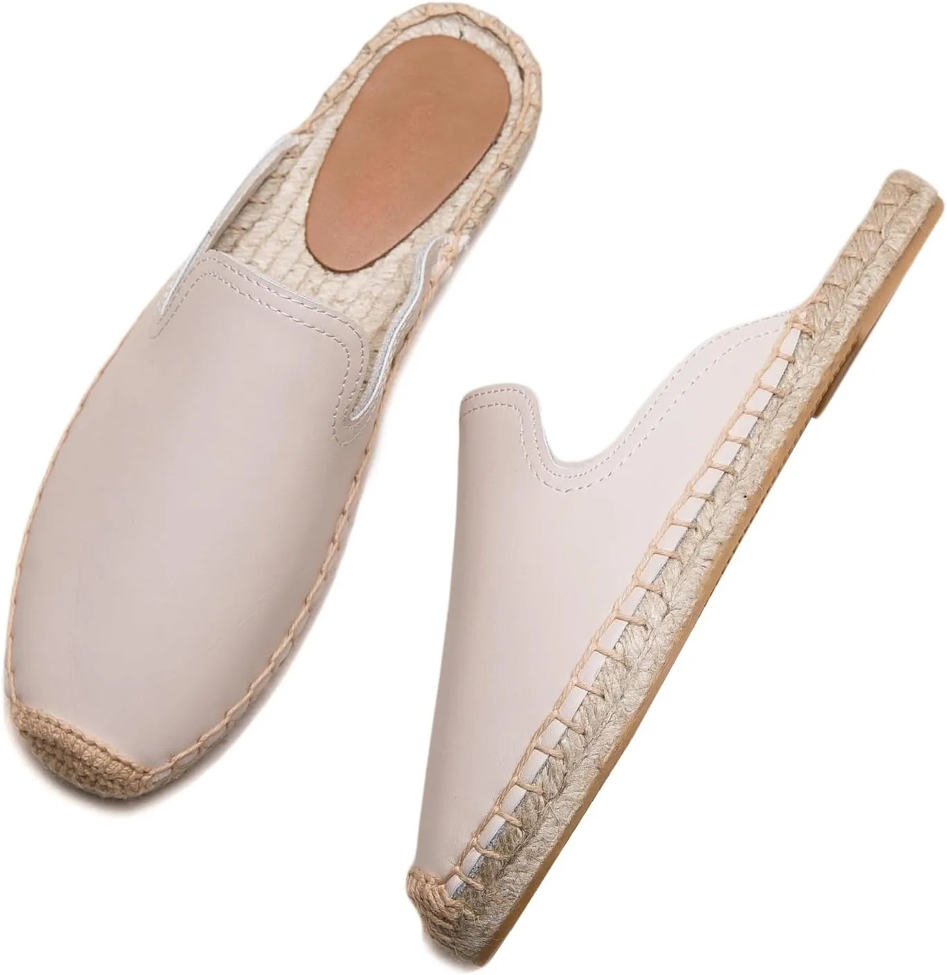 Women's Mule Espadrilles Shoes - Fashion Espadrilles for Women Comfort Breathable Espadrille Flats Suitable for Both Outdoor and Indoor