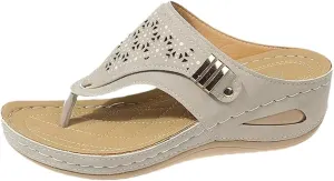 Women's Orthoptic Lightweight Breathable Mesh Sporty Sandals, Breathable Mesh Slide Sandals For Women, 5, White