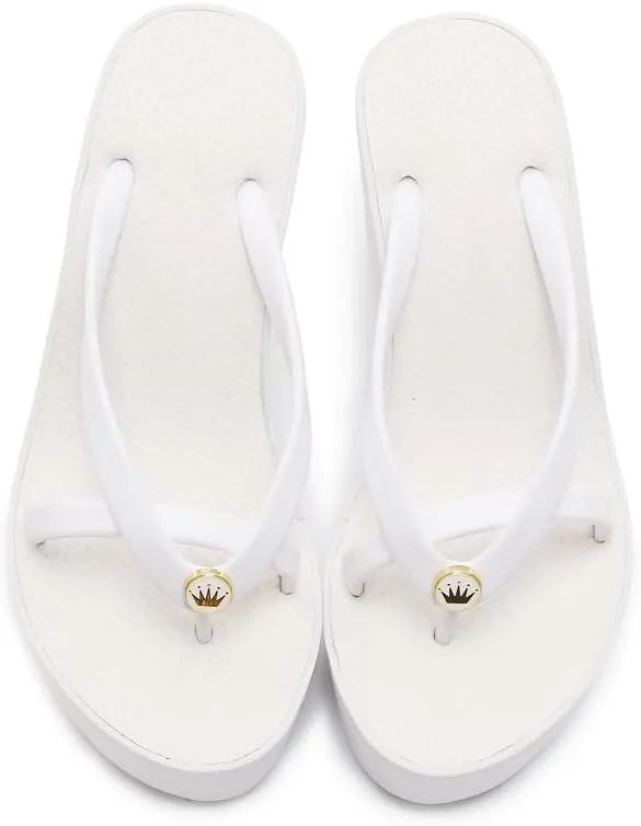 Womens Platform Flip Flops Wedges Sandals for Women Wedge Flip Flops Dressy Summer Chunky Thong Heels for Women