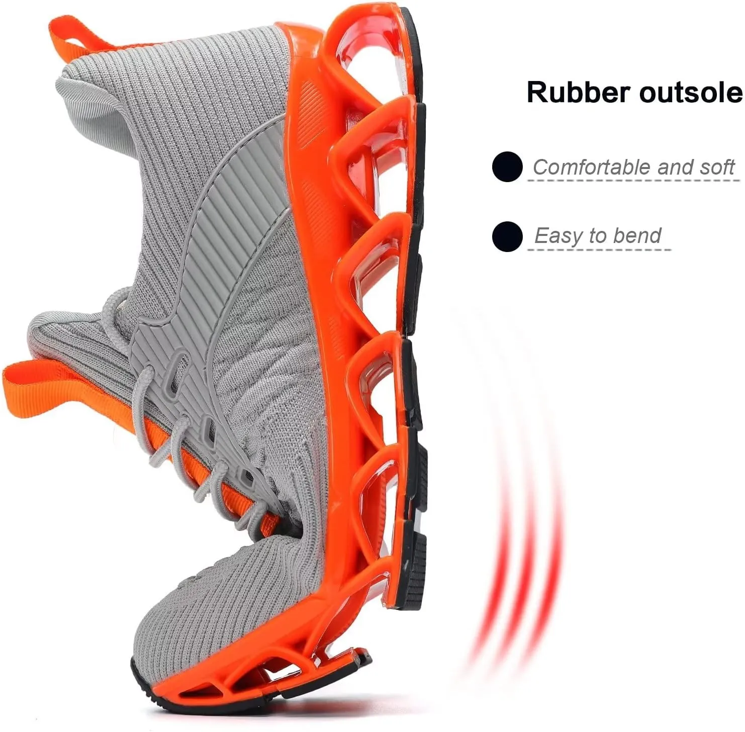 Womens Slip-ins Running Shoes Blade Tennis Walking Sneakers Comfortable Fashion Non Slip Work Sport Shoes Gym Trainers
