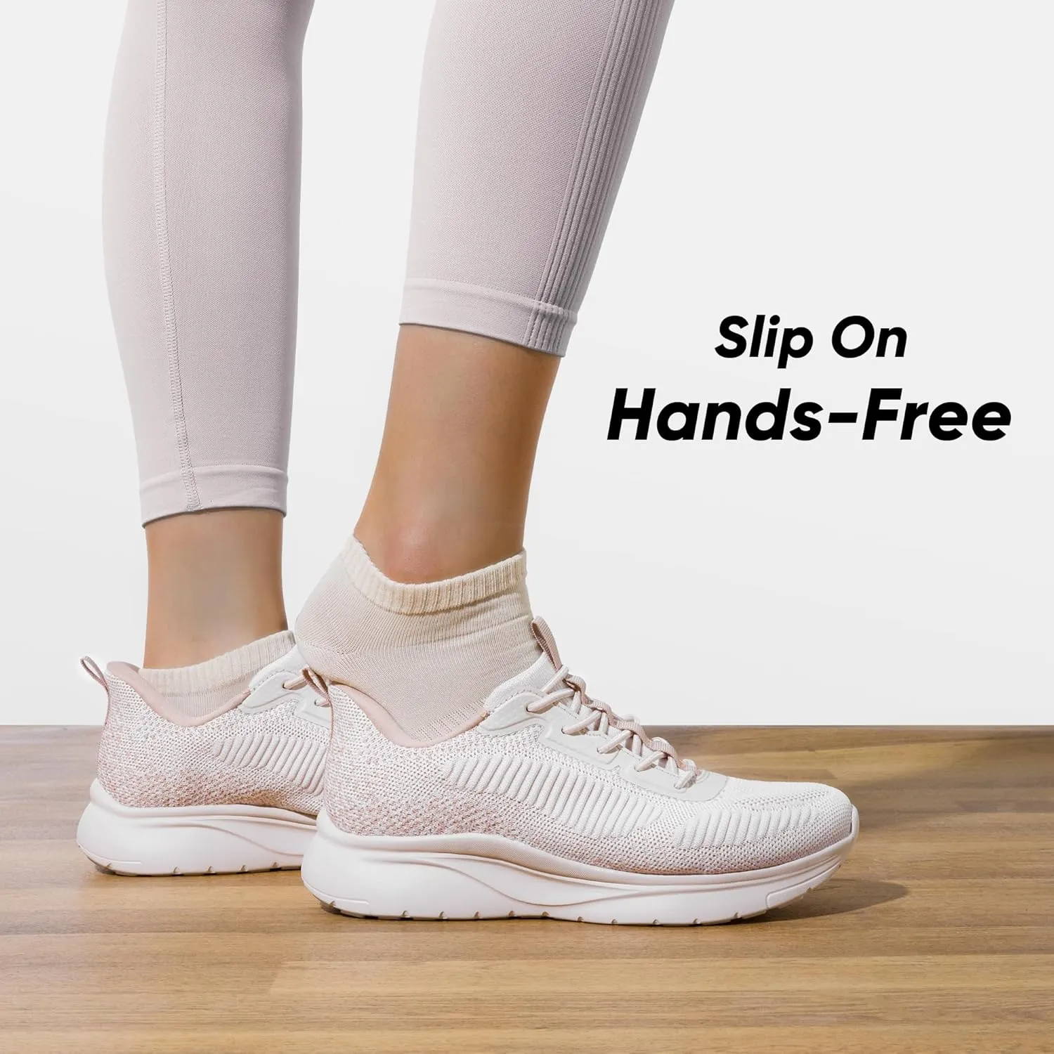Women's Slip on Walking Shoes Tennis Lightweight Gym Sneakers ActiveFlow Workout Breathable Hands-Free Cross Trainer Comfortable Fashion Sneakers