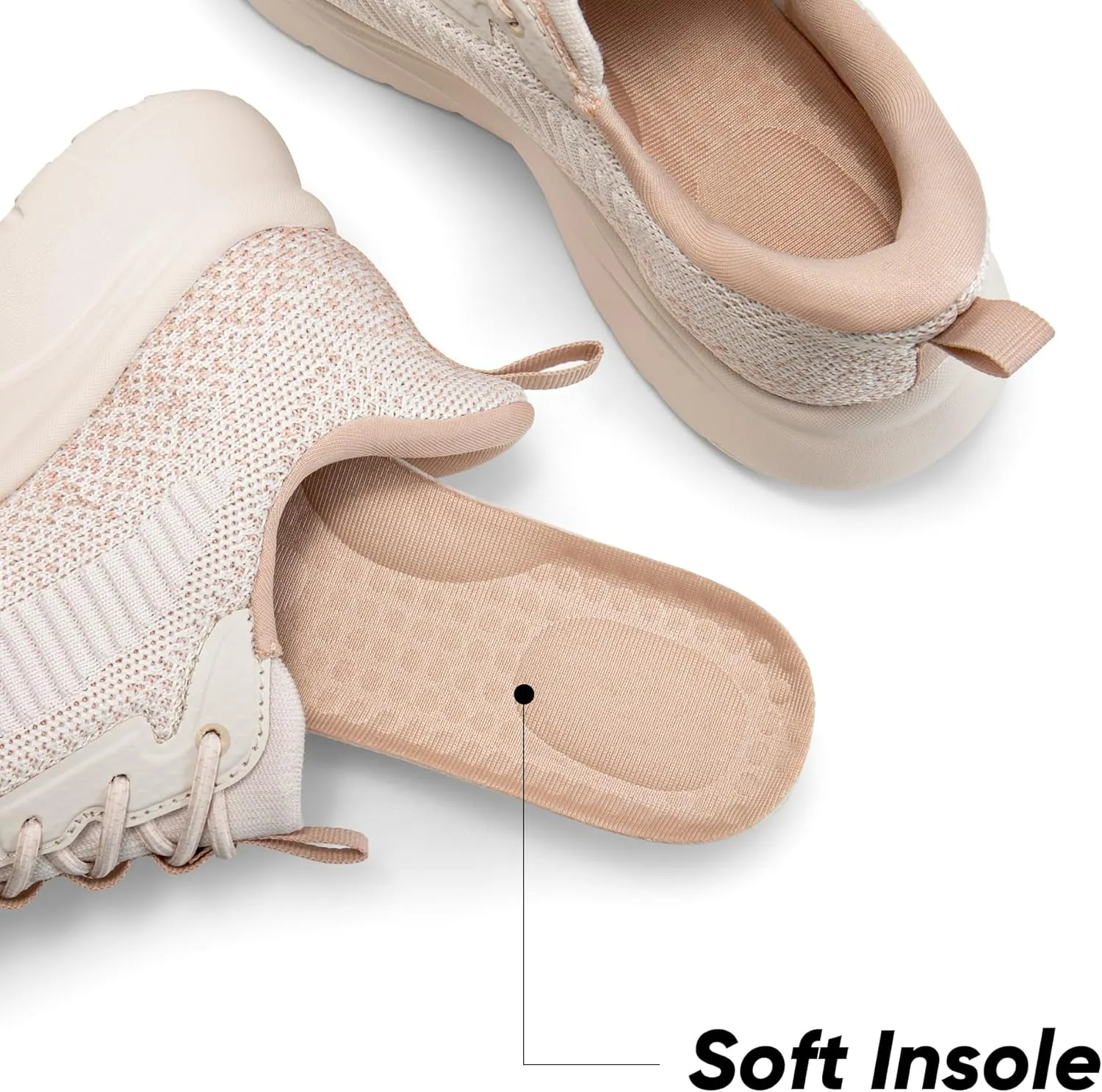 Women's Slip on Walking Shoes Tennis Lightweight Gym Sneakers ActiveFlow Workout Breathable Hands-Free Cross Trainer Comfortable Fashion Sneakers