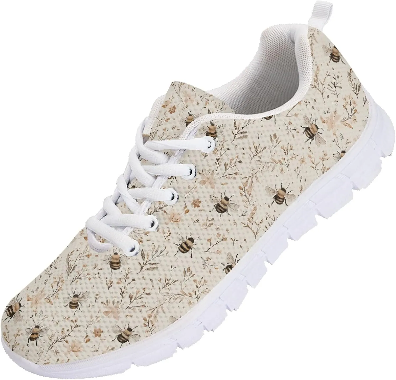Womens Sports Shoes Trainer Running Travel Sneaker Causal Walking Low Heel Lace Up Breathable Flexible Sneakers for Adults Teens