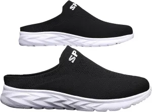 Womens Summer Breathable Mesh Slippers Mens Dress Shoes Mesh Casual Work Shoes White Platform Sneakers Platform Tennis Shoe Cross Trainer Shoe