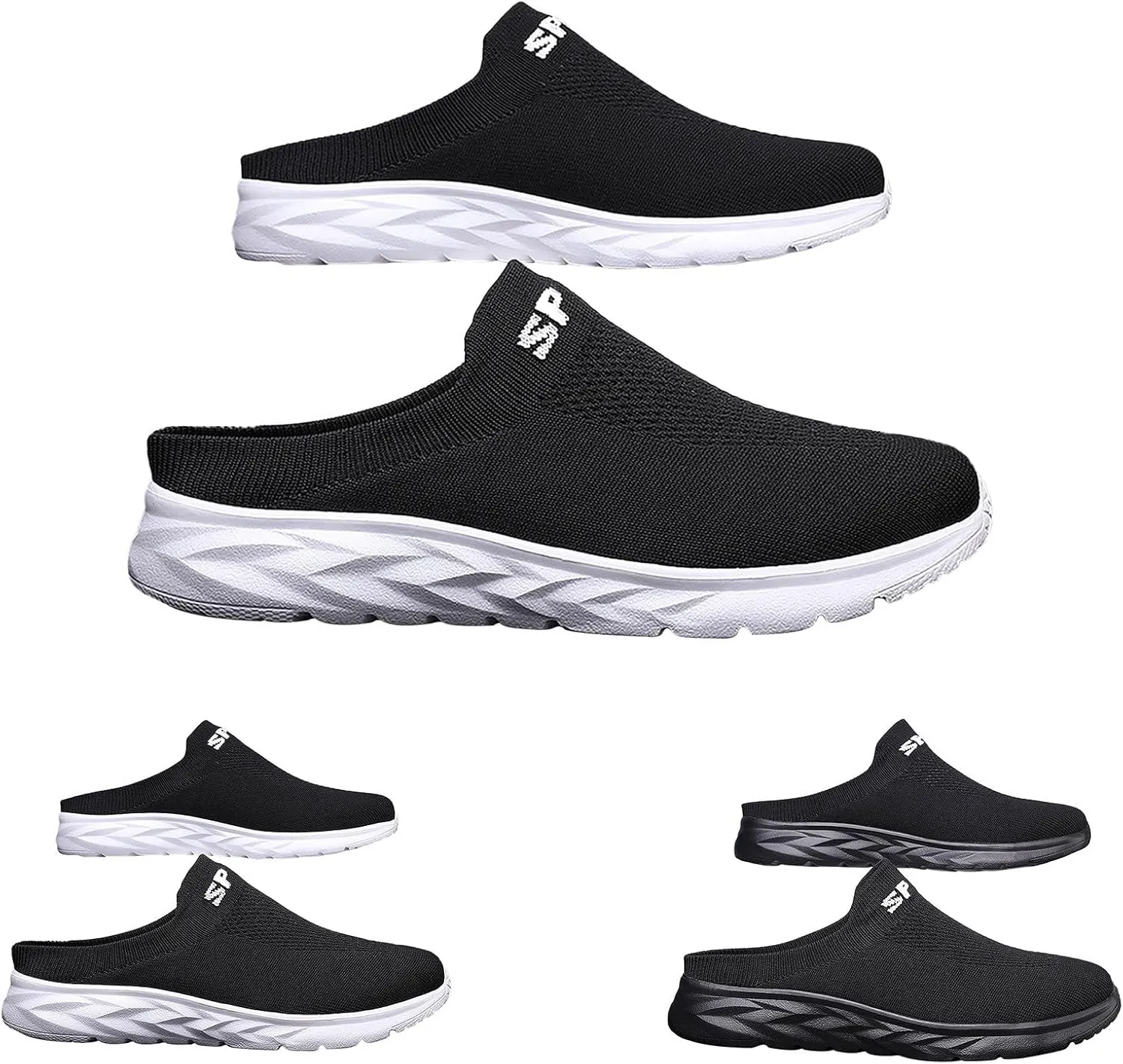 Womens Summer Breathable Mesh Slippers Mens Dress Shoes Mesh Casual Work Shoes White Platform Sneakers Platform Tennis Shoe Cross Trainer Shoe