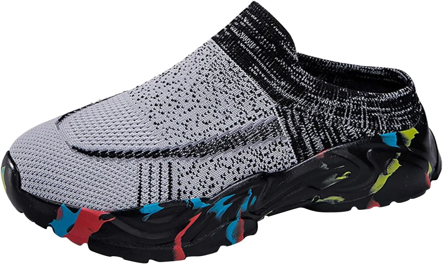 Womens Summer Breathable Mesh Slippers Mens Dress Shoes Mesh Casual Work Shoes White Platform Sneakers Platform Tennis Shoe Cross Trainer Shoe