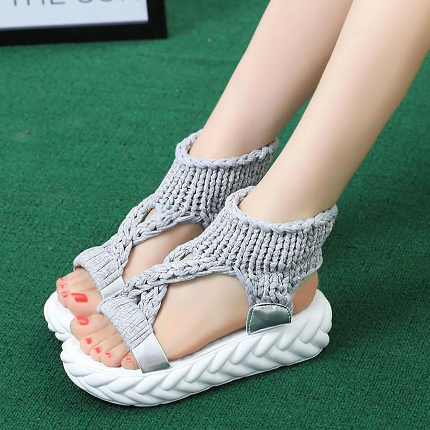 Women's Summer Sandals, Orthopaedic Shoes, Breathable Toe Comfortable Leisure Mules, Outdoor Beach Slippers