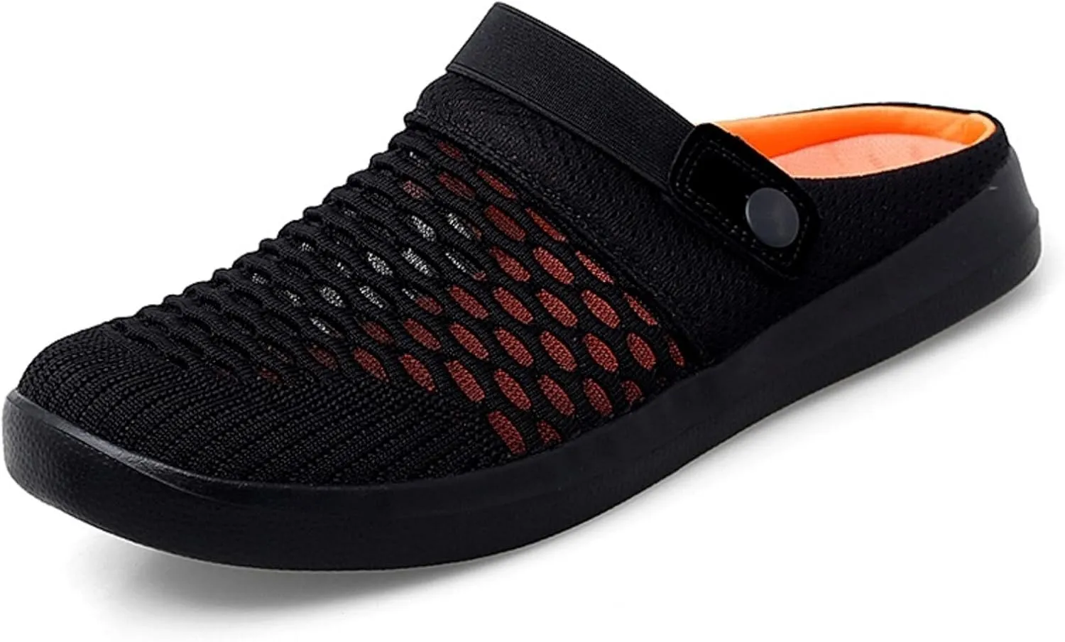 Women's Walking Shoes Knitted Breathable Clogs Lightweight Slip-On Mules Non-Slip Quick Drying Sandals Comfortable Garden Clogs Pool Water Shoe Hiking House Traveling Shoes Casual Beach Slippers