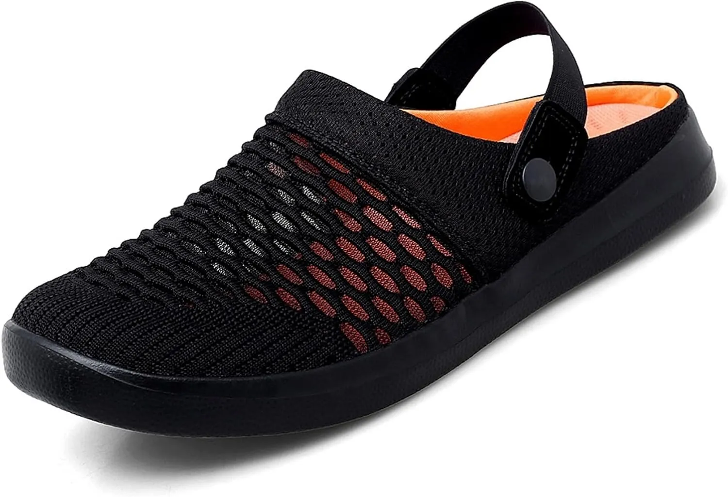 Women's Walking Shoes Knitted Breathable Clogs Lightweight Slip-On Mules Non-Slip Quick Drying Sandals Comfortable Garden Clogs Pool Water Shoe Hiking House Traveling Shoes Casual Beach Slippers