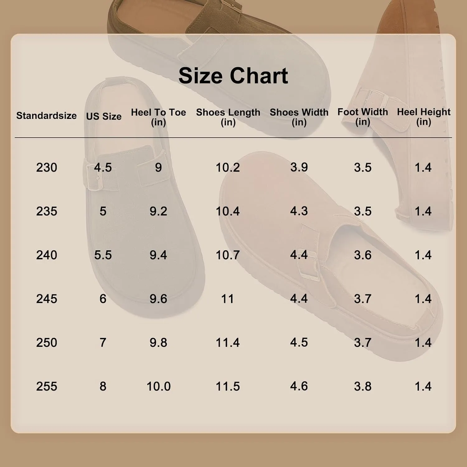 XTJSCBDSH Suede Clogs for Women Adjustable Buckle Platform Mules Cork Footbed Sandals Slip On Slippers Potato Shoes with Arch Support