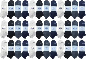 Yacht & Smith Wholesale Men's 97% Cotton Shoe Liner Training Socks Size 10-13, No Show Thin Low Cut Sport Ankle Socks
