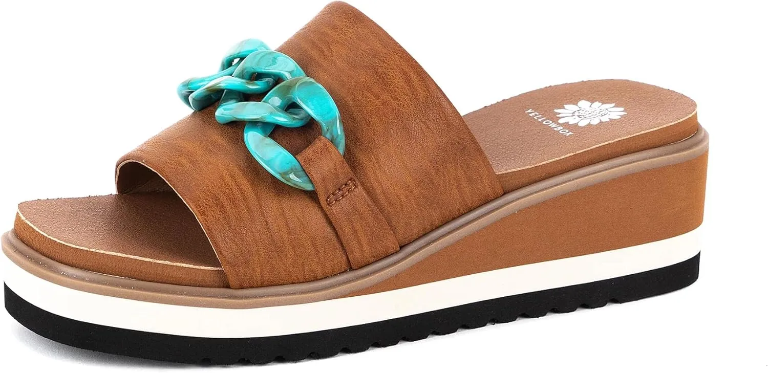 Yellow Box Women's Alora Wedge Sandal