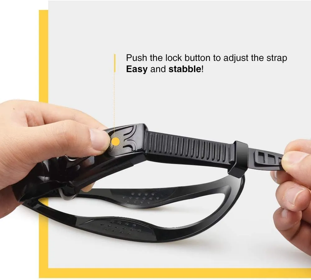 ZIONOR Snorkel Lap Swimming Swimmer Training Diving Snorkeling Comfortable Mouthpiece One-Way Purge Valve for Pool Open Water