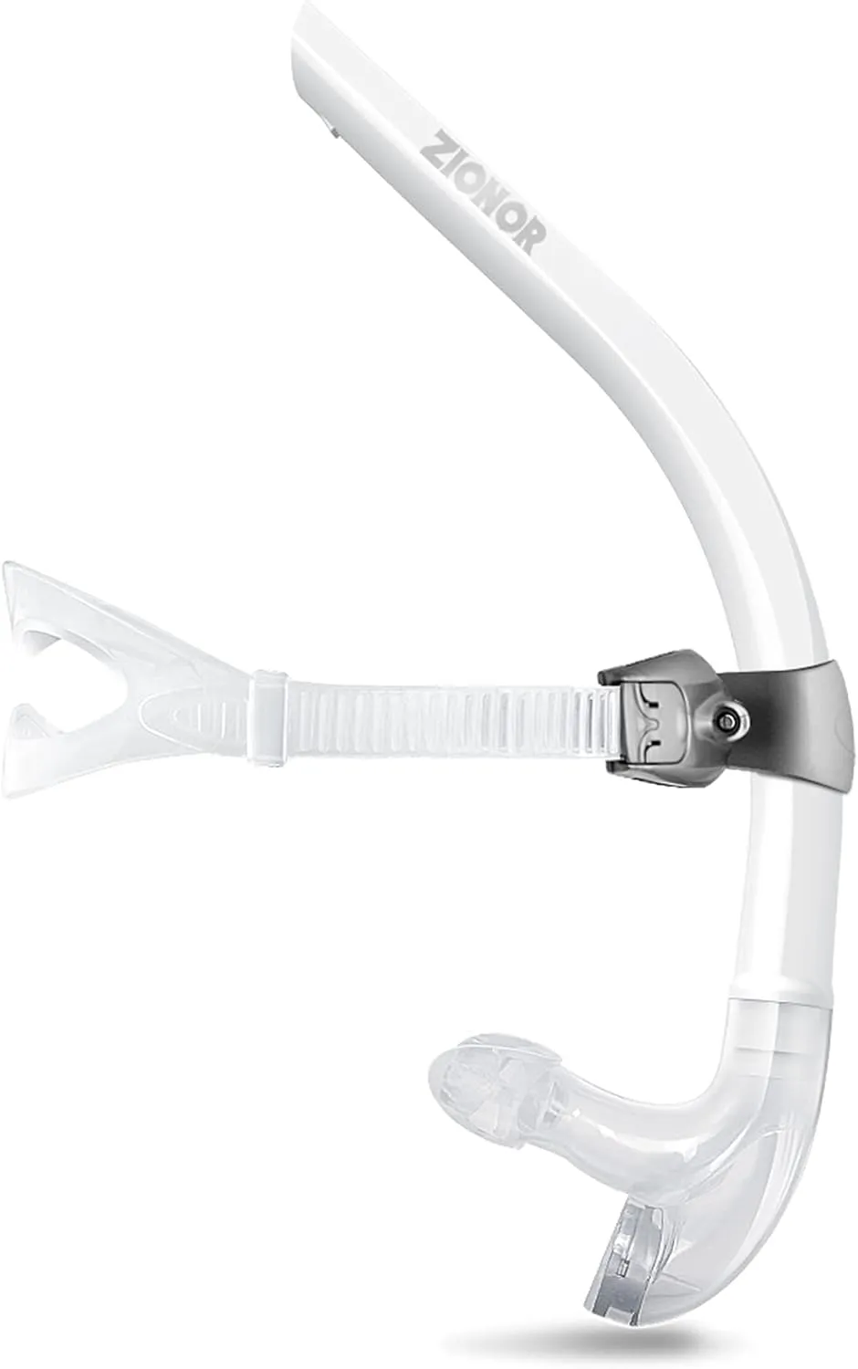 ZIONOR Snorkel Lap Swimming Swimmer Training Diving Snorkeling Comfortable Mouthpiece One-Way Purge Valve for Pool Open Water