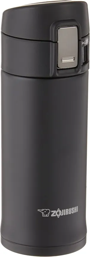 Zojirushi 0.36-Liter Stainless Steel Travel Mug, 12-Ounce, Black