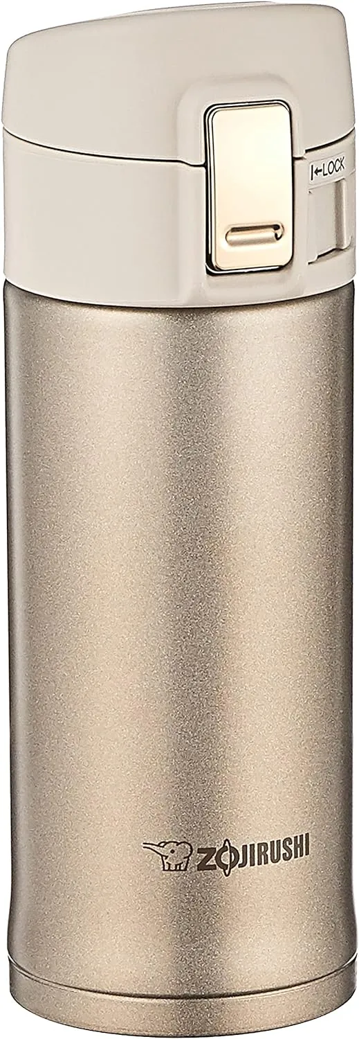 Zojirushi SM-KHE36NL Stainless Steel Mug, 12-Ounce, Champagne Gold