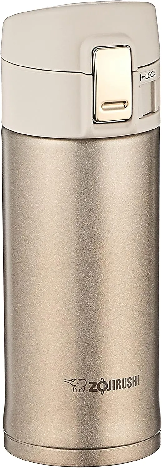 Zojirushi SM-KHE36NL Stainless Steel Mug, 12-Ounce, Champagne Gold
