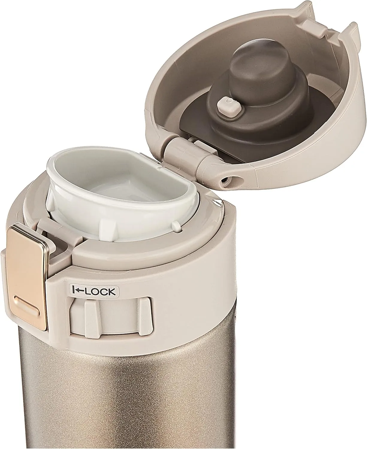Zojirushi SM-KHE36NL Stainless Steel Mug, 12-Ounce, Champagne Gold