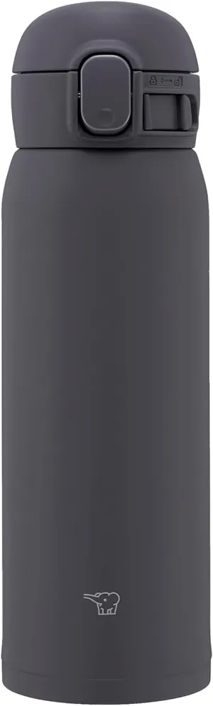 Zojirushi SM-WS48-BM Stainless Steel Mug, 16-Ounce, Soft Black